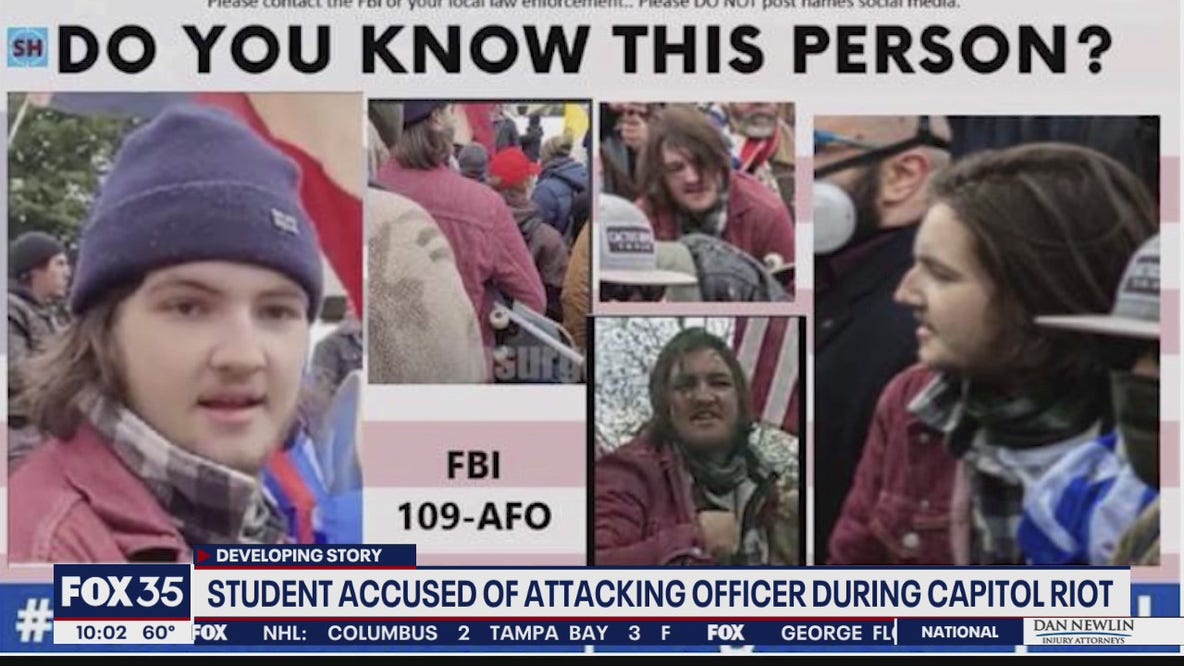 Feds: Man arrested, allegedly hit officer with skateboard during Capitol riot